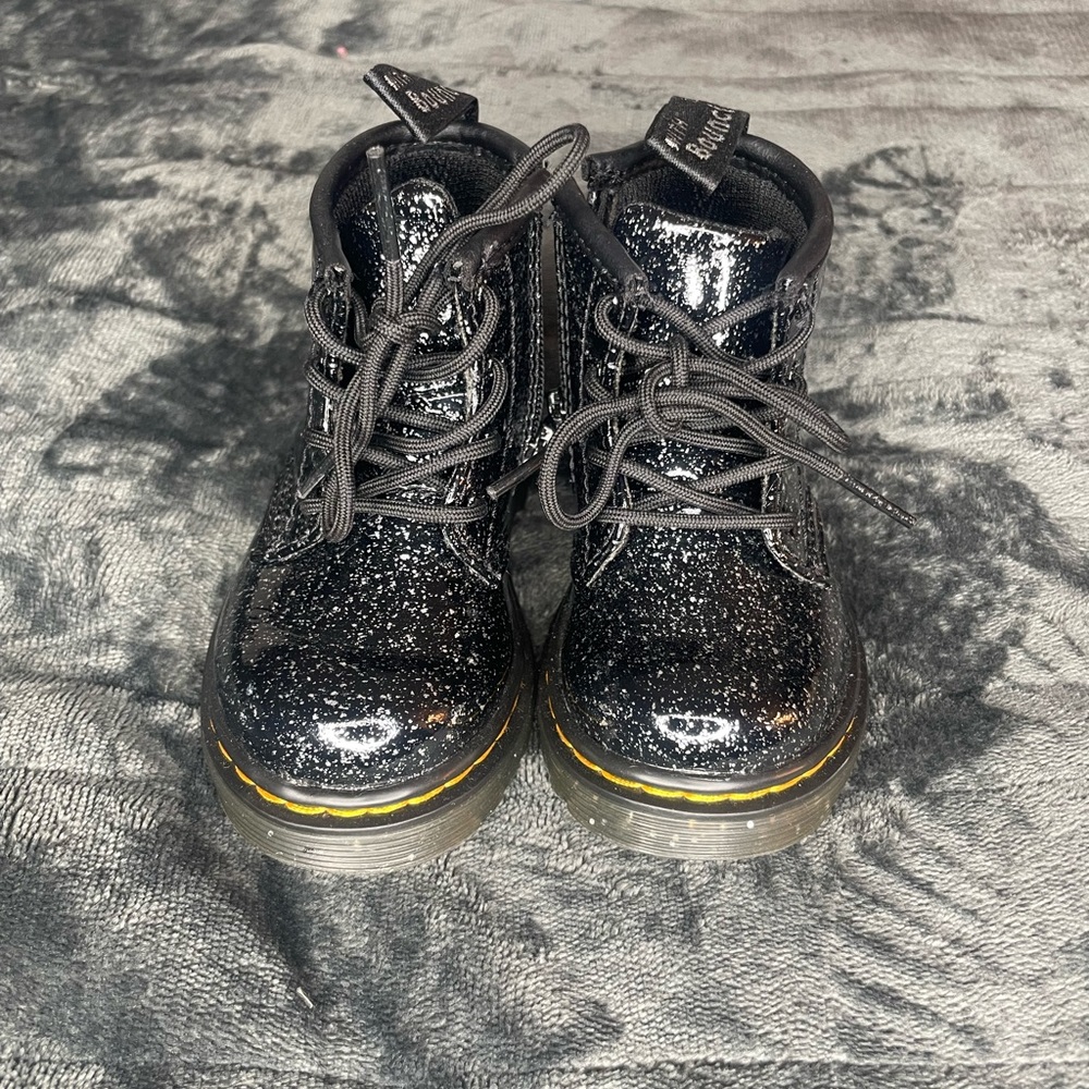 Black Spotted Dr. Martens